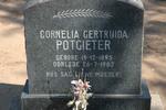 POTGIETER Cornelia Gertruida 1895-1962