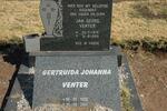 VENTER Jan Georg 1914-1989 & Gertruida Johanna 1925-2000