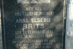 BRITS Anna Elsebie 1891-1964