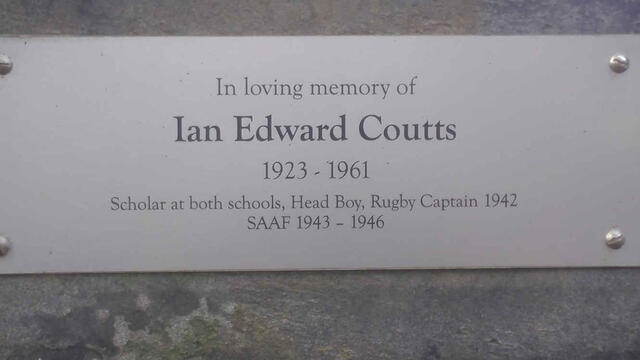 COUTTS Ian Edward 1923-1961