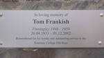 FRANKISH Tom 1933-2002