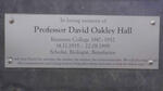 HALL David Oakley 1935-1999