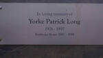 LONG Yorke Patrick 1976-1997