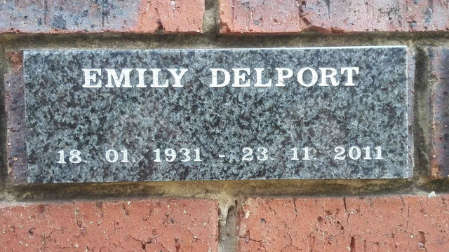 DELPORT Emily 1931-2011