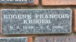 KRUGER Eugene Francois 1940-2002