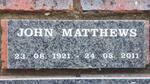 MATTHEWS John 1921-2011