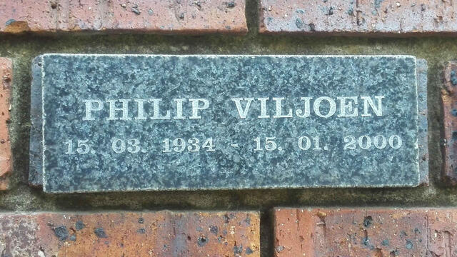 VILJOEN Philip 1934-2000