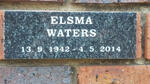 WATERS Elsma 1942-2014