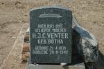 VENTER H.J.C. nee BOTHA 1871-1942