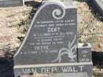 WALT Gert, van der 1902-1976 & Hettie 1907-1990