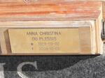 PLESSIS Anna Christina, du 1929-2008