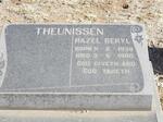 THEUNISSEN Hazel Beryl 1938-1980