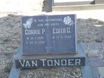 TONDER Corrie P., van 1931-1984 & Edith C.1932-