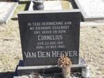 HEEVER Cornelius, van den 1921-1985
