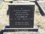 CILLIERS Elizabeth 1893-1986