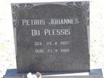 PLESSIS Petrus Johannes, du 1907-1989