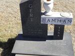 HAMMAN Gert 1918-1989 & Tina 1919-2009