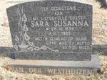 WESTHUIZEN Sara Susanna, van der 1899-1989