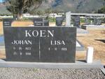 KOEN Johan 1923-1998 & Lisa 1926-