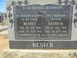 BESTER Bennet 1891-1952 & Katrina 1897-1981