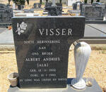 VISSER Albert Andries 1922-1982