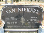 NIEKERK Jan Hendrik, van 1922-2001 & Anna Jacoba Elizabeth 1936-