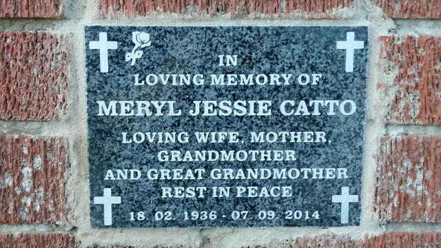 CATTO Meryl Jessie 1936-2014