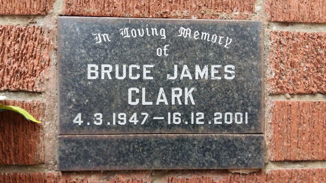 CLARK Bruce James 1947-2001