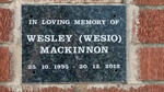 MACKINNON Wesley 1995-2012