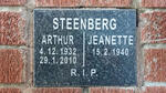 STEENBERG Arthur 1932-2010 & Jeanette 1940-