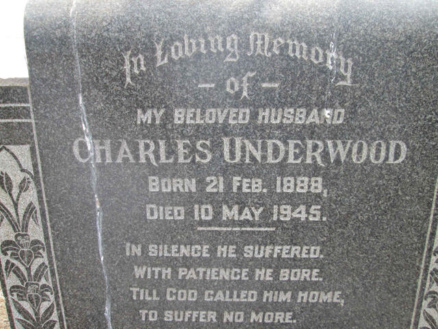 UNDERWOOD Charles 1888-1945