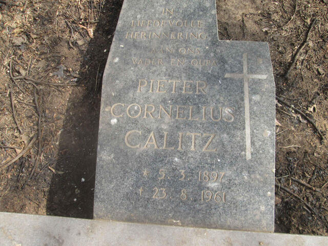 CALITZ Pieter Cornelius 1897-1961