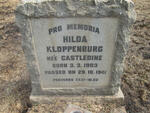 KLOPPENBURG Hilda neé CASTLEDINE 1903-1941