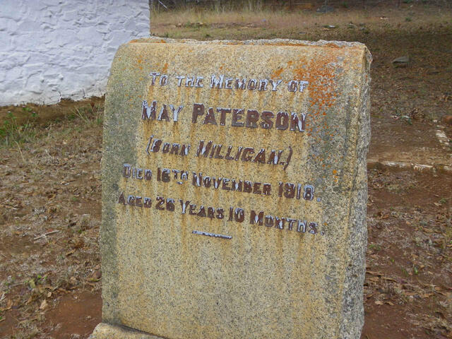 PATERSON May nee MILLIGAN -1918