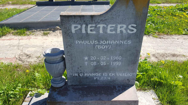 PIETERS Paulus Johannes 1960-1999