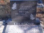 EBERSOHN Wessel Wessels 1895-1960