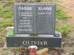 OLIVIER Cassie 1937-2005 & Elaine 1934-