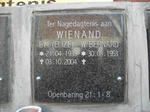WIENAND E.M. 1933-2004 :: WIENAND W. Bernard 1953-