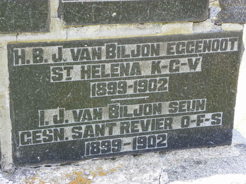 BILJON H.B.J., van :: VAN BILJON I.J.
