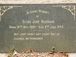RUDMAN Elisa Jane 1864-1943