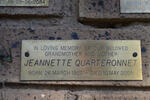 QUARTERONNET Jeannette 1927-2005