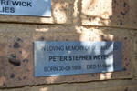 WEYERS Peter Stephen 1958-2010