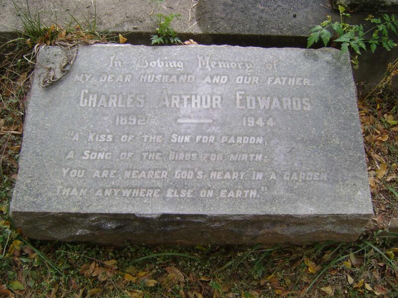 EDWARDS Charles Arthur 1892-1944