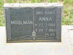 MOOLMAN Anna 1962-1962