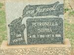JAARSVELD Petronella Sophia, van nee VENTER 1913-1966