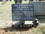 RANDT Ava Catharina, du nee LANDMAN 1953-1991