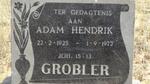 GROBLER Adam Hendrik 1925-1972