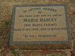 HADLEY Madge nee FABIAN 1884-1958