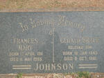 JOHNSON Frances Mary 1911-1955 :: JOHNSON Gerald Bruce 1943-1961