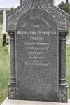 FOURIE Magdalena Petronella nee MARAIS 1857-1901